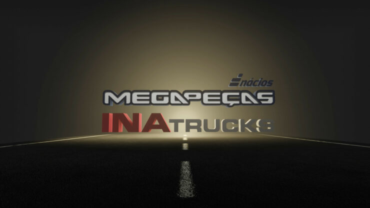 Megapeças/INAtrucks 3D logo